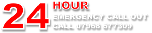 24 hr Emergency Drain Clearing